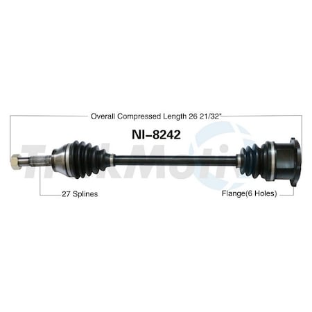 Surtrack Axle Cv Axle Shaft, Ni-8242 NI-8242